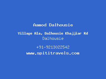 Aamod Dalhousie, Dalhousie