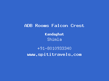 ADB Rooms Falcon Crest, Shimla