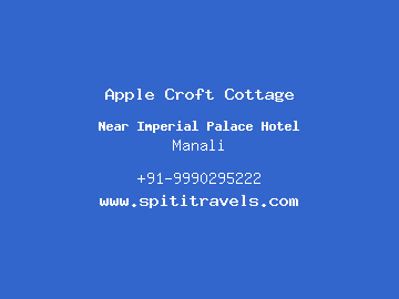Apple Croft Cottage, Manali