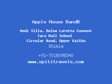 Apple House BandB, Shimla