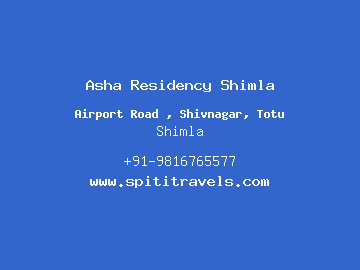 Asha Residency Shimla, Shimla