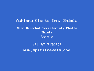 Ashiana Clarks Inn, Shimla, Shimla