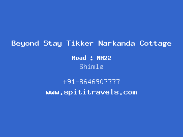 Beyond Stay Tikker Narkanda Cottage, Shimla