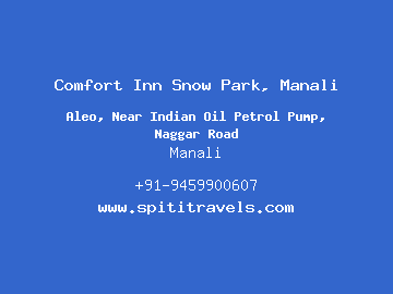 Comfort Inn Snow Park, Manali, Manali