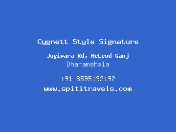 Cygnett Style Signature, Dharamshala
