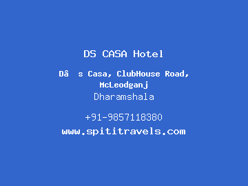 DS CASA Hotel, Dharamshala