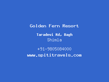 Golden Fern Resort, Shimla
