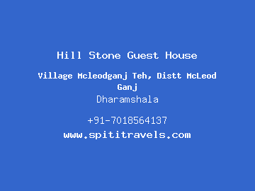 Hill Stone Guest House, Dharamshala