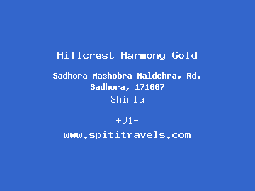 Hillcrest Harmony Gold, Shimla