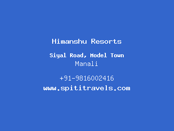 Himanshu Resorts, Manali
