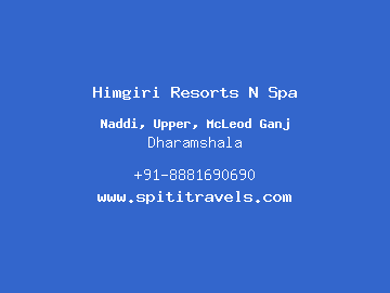 Himgiri Resorts N Spa, Dharamshala