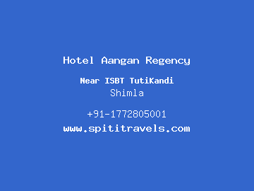 Hotel Aangan Regency, Shimla