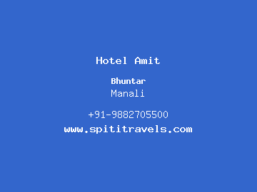 Hotel Amit, Manali