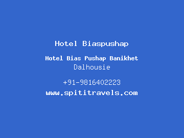 Hotel Biaspushap, Dalhousie