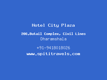 Hotel City Plaza, Dharamshala