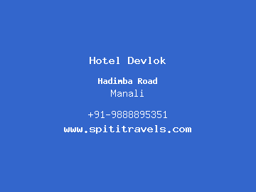 Hotel Devlok, Manali