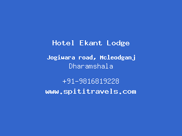 Hotel Ekant Lodge, Dharamshala