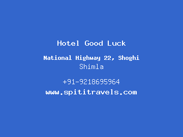 Hotel Good Luck, Shimla