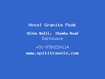 Hotel Granite Peak, Dalhousie
