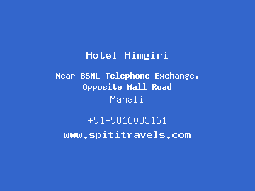 Hotel Himgiri, Manali