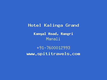 Hotel Kalinga Grand, Manali