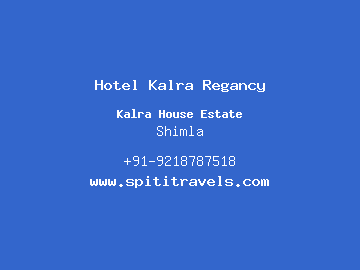 Hotel Kalra Regancy, Shimla