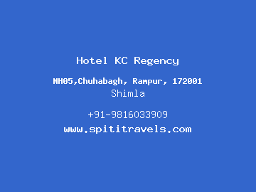 Hotel KC Regency, Shimla