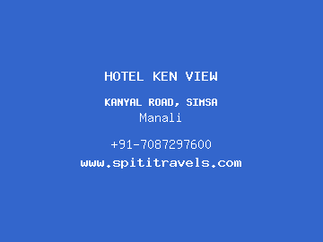 HOTEL KEN VIEW, Manali