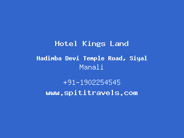 Hotel Kings Land, Manali