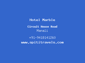 Hotel Marble, Manali