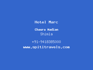 Hotel Marc, Shimla