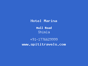 Hotel Marina, Shimla