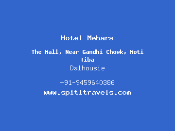 Hotel Mehars, Dalhousie