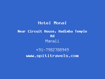Hotel Monal, Manali