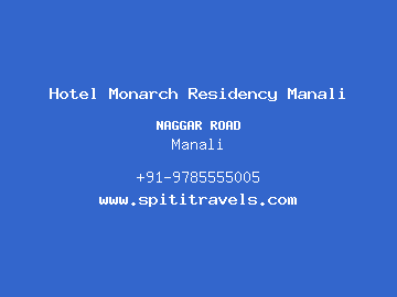 Hotel Monarch Residency Manali, Manali
