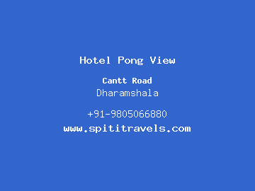 Hotel Pong View, Dharamshala