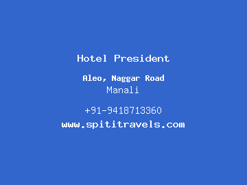 Hotel President, Manali