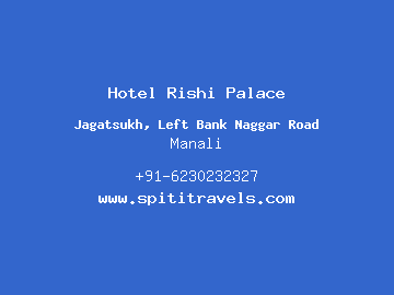 Hotel Rishi Palace, Manali