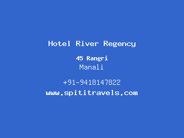Hotel River Regency, Manali