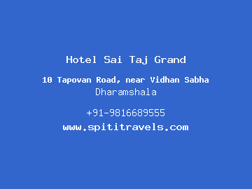 Hotel Sai Taj Grand, Dharamshala