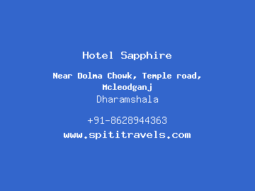 Hotel Sapphire, Dharamshala