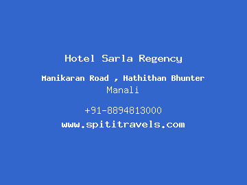 Hotel Sarla Regency, Manali