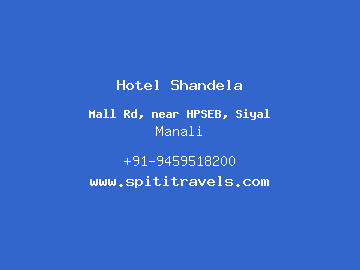 Hotel Shandela, Manali