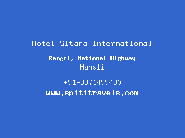 Hotel Sitara International, Manali