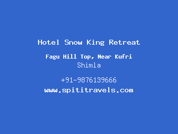Hotel Snow King Retreat, Shimla