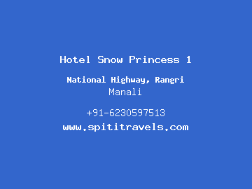 Hotel Snow Princess 1, Manali