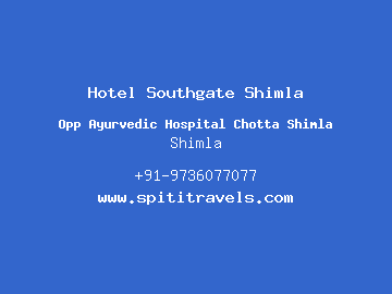 Hotel Southgate Shimla, Shimla