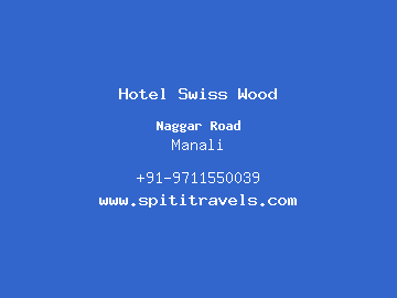 Hotel Swiss Wood, Manali