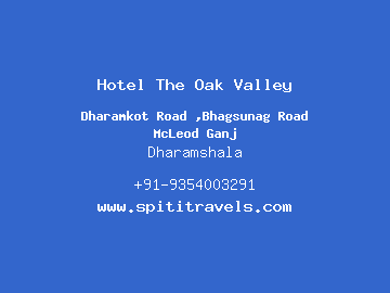 Hotel The Oak Valley, Dharamshala