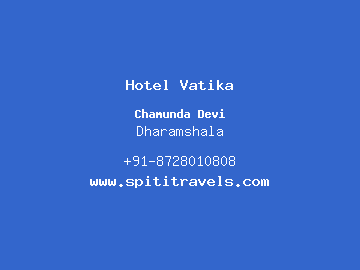 Hotel Vatika, Dharamshala